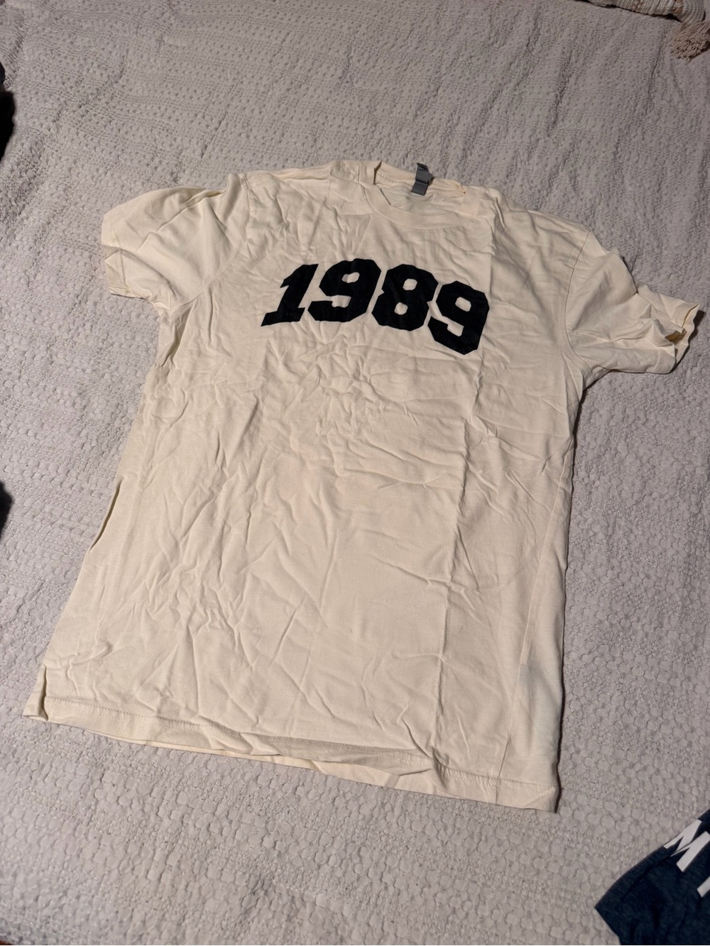 1989 Graphic Tee in Cream/Beige - small stain on back